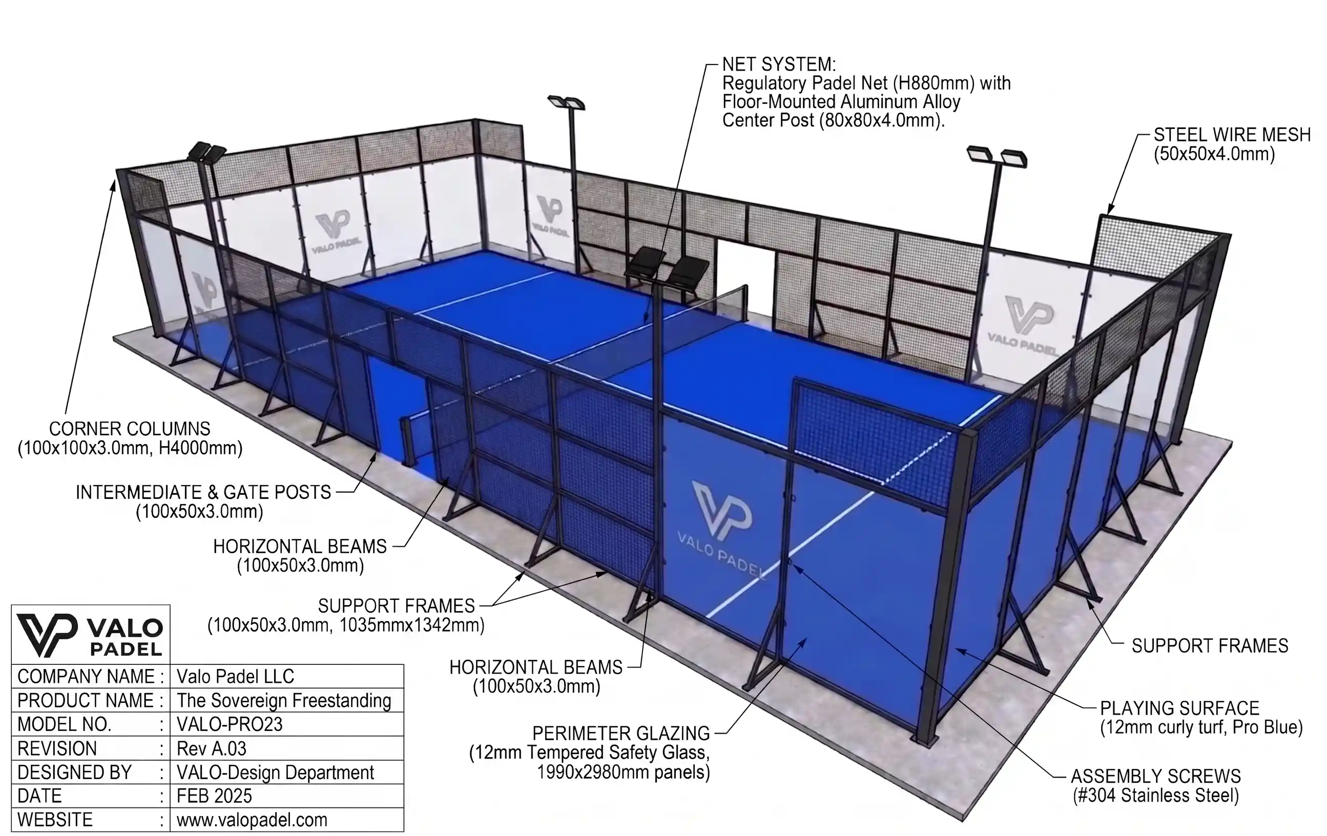 The Sovereign Freestanding 3D freestanding structural blueprint
