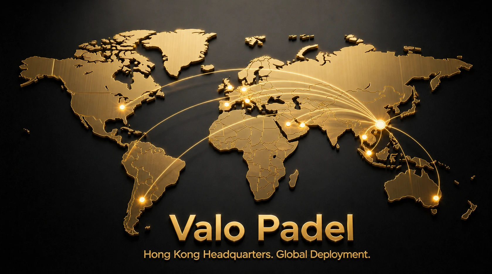 Valo Padel Global Logistics and Footprint Map